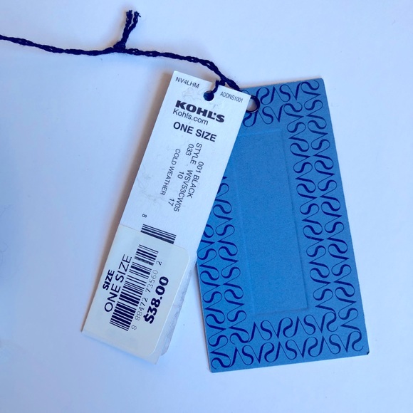 NEW VERA WANG Infinity Scarf Black Gray Women’s - Picture 2 of 9